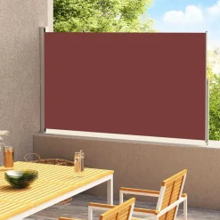 MAISON EXCLUSIVE - Auvent latéral rétractable de patio 220x300 cm marron