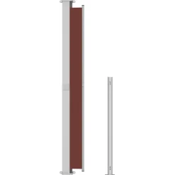 MAISON EXCLUSIVE - Auvent latéral rétractable de patio 220x300 cm marron