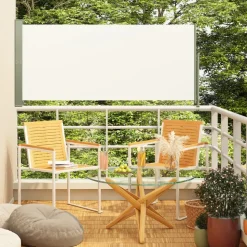 MAISON EXCLUSIVE - Auvent latéral rétractable de patio 140x300 cm crème