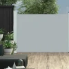 MAISON EXCLUSIVE - Auvent latéral rétractable de patio 120x500 cm gris