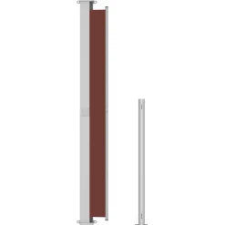 MAISON EXCLUSIVE - Auvent latéral rétractable de patio 200x500 cm marron