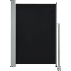 MAISON EXCLUSIVE - Auvent latéral rétractable de patio 120 x 300 cm noir