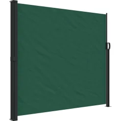 MAISON EXCLUSIVE - Auvent latéral rétractable vert foncé 180x600 cm