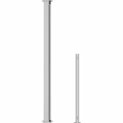 MAISON EXCLUSIVE - Auvent latéral rétractable de patio 220x500 cm bleu