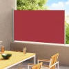 MAISON EXCLUSIVE - Auvent latéral rétractable de patio 200x300 cm rouge