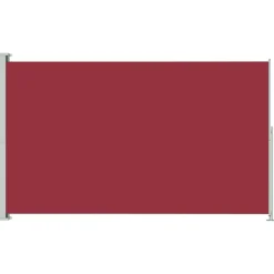 MAISON EXCLUSIVE - Auvent latéral rétractable de patio 200x300 cm rouge