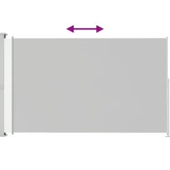 MAISON EXCLUSIVE - Auvent latéral rétractable de patio 220x300 cm crème