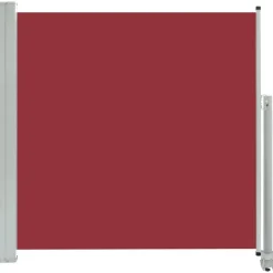 MAISON EXCLUSIVE - Auvent latéral rétractable de patio 160x300 cm rouge