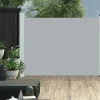 MAISON EXCLUSIVE - Auvent latéral rétractable de patio 140x500 cm gris
