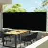 MAISON EXCLUSIVE - Auvent latéral rétractable de patio 600x160 cm noir