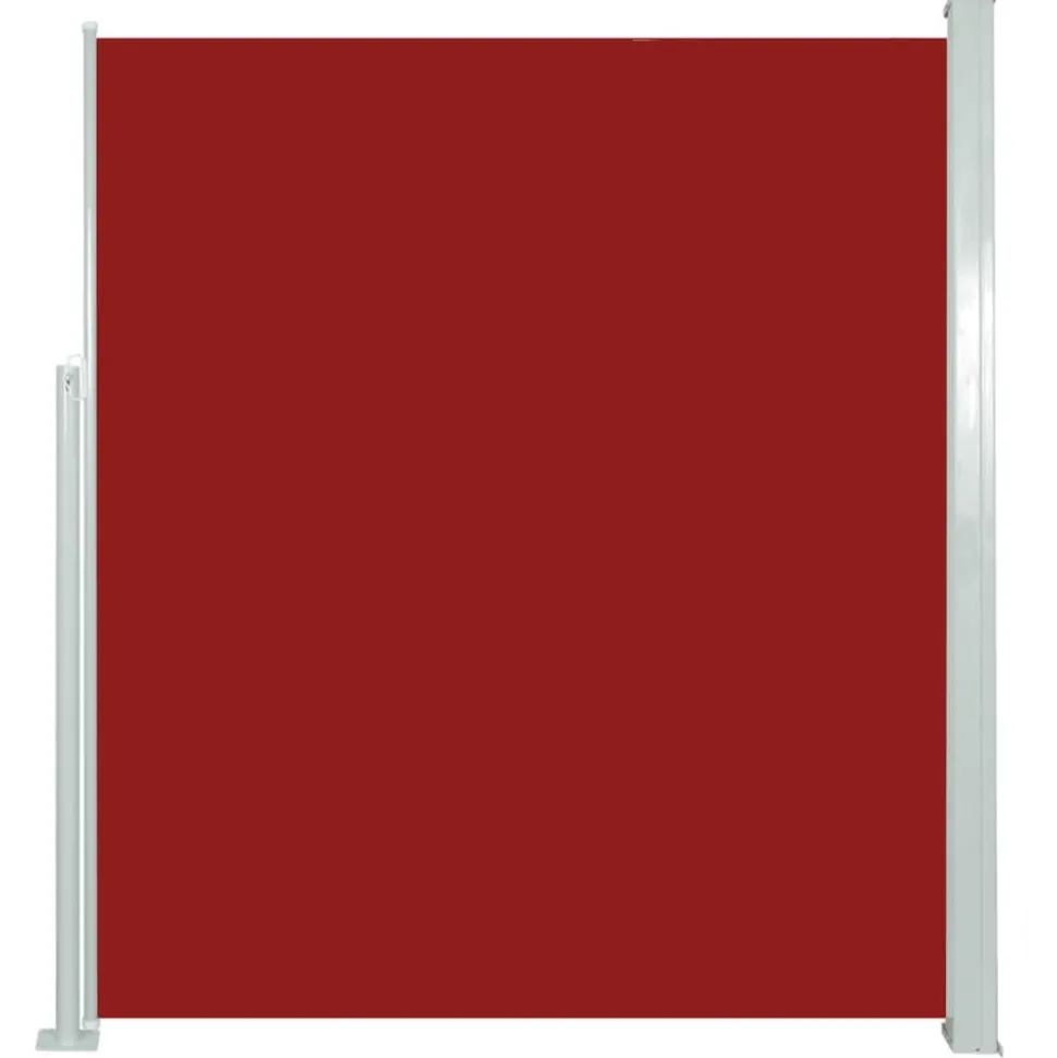 MAISON EXCLUSIVE - Auvent latéral rétractable de patio 160x500 cm rouge
