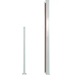 MAISON EXCLUSIVE - Auvent latéral rétractable de patio 160x500 cm rouge