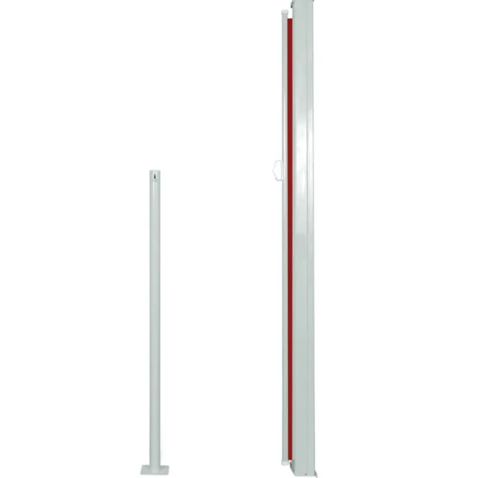 MAISON EXCLUSIVE - Auvent latéral rétractable de patio 160x500 cm rouge