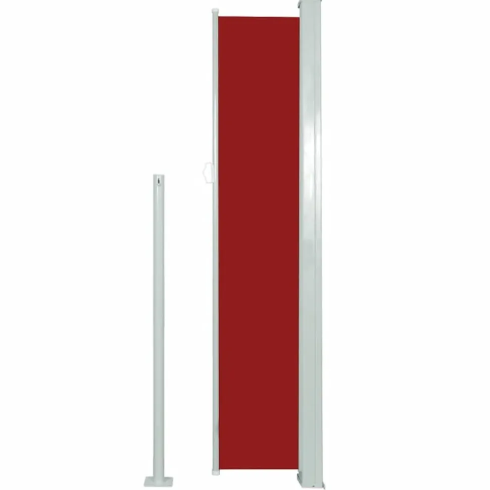 MAISON EXCLUSIVE - Auvent latéral rétractable de patio 160x500 cm rouge