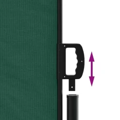 MAISON EXCLUSIVE - Auvent latéral rétractable vert foncé 170x300 cm