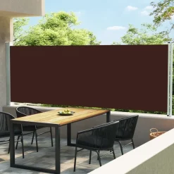 MAISON EXCLUSIVE - Auvent latéral rétractable de patio 160x600 cm marron