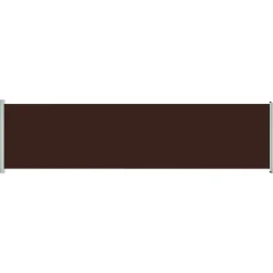 MAISON EXCLUSIVE - Auvent latéral rétractable de patio 160x600 cm marron