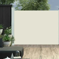 MAISON EXCLUSIVE - Auvent latéral rétractable de patio 140x500 cm crème