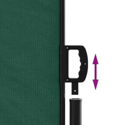 MAISON EXCLUSIVE - Auvent latéral rétractable vert foncé 180x600 cm