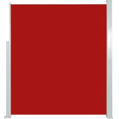 MAISON EXCLUSIVE - Auvent latéral rétractable de patio 160x300 cm rouge