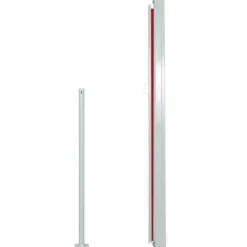 MAISON EXCLUSIVE - Auvent latéral rétractable de patio 160x300 cm rouge