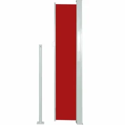MAISON EXCLUSIVE - Auvent latéral rétractable de patio 160x300 cm rouge
