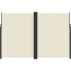 MAISON EXCLUSIVE - Auvent latéral rétractable crème 220x1200 cm