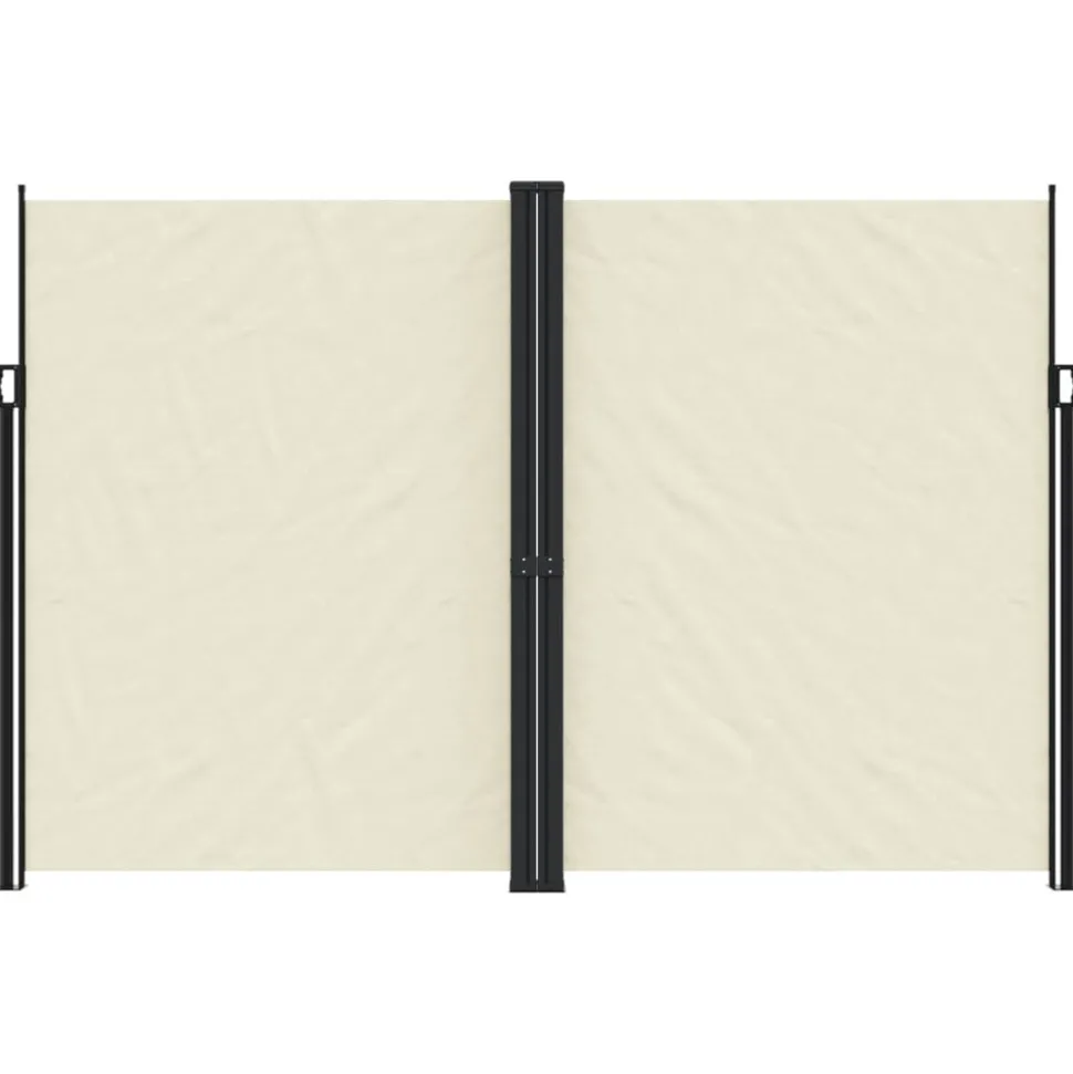 MAISON EXCLUSIVE - Auvent latéral rétractable crème 220x1200 cm