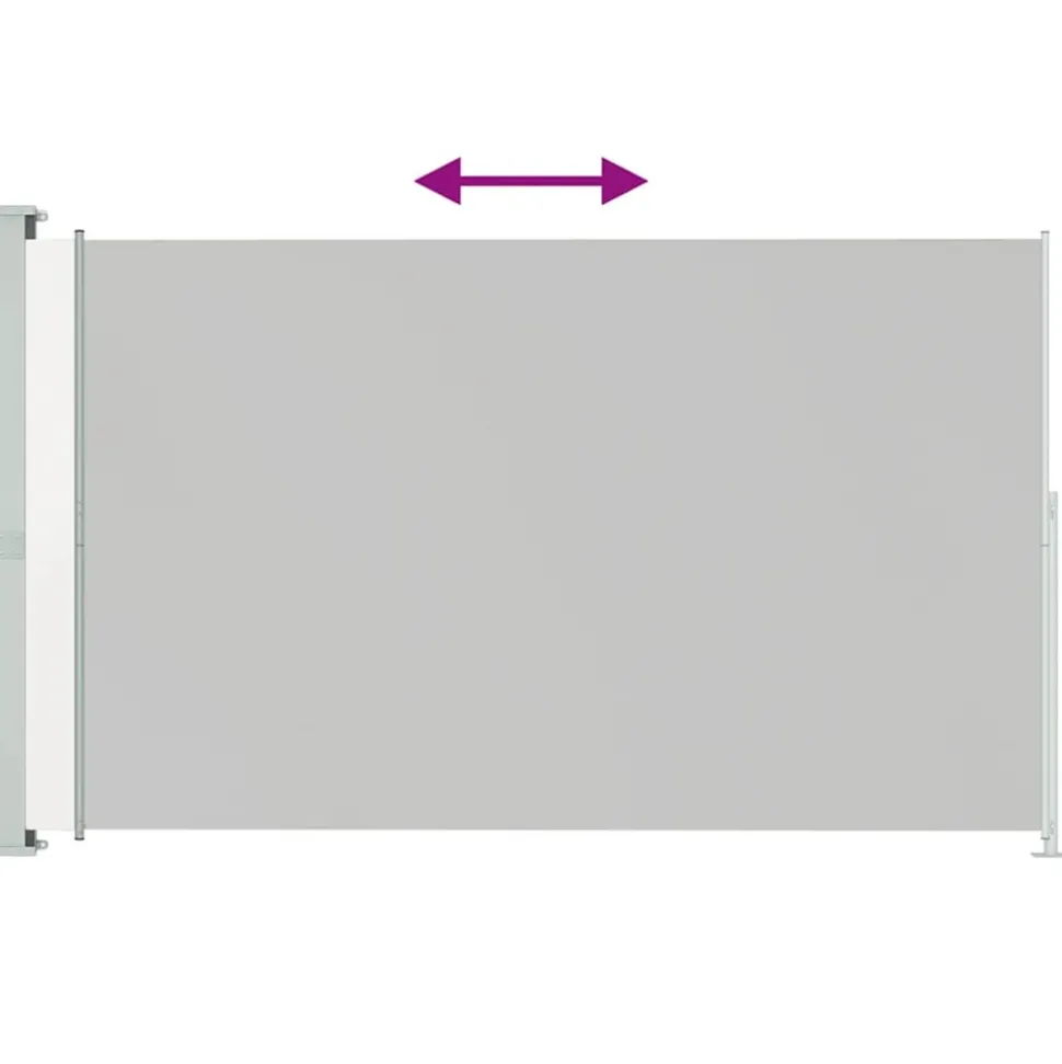 MAISON EXCLUSIVE - Auvent latéral rétractable de patio 200x300 cm crème