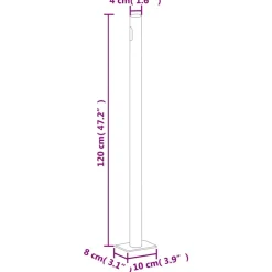 MAISON EXCLUSIVE - Auvent latéral rétractable de patio 200x300 cm crème