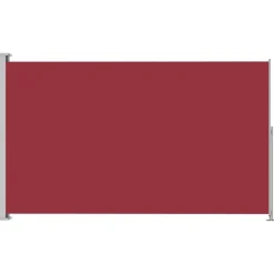 MAISON EXCLUSIVE - Auvent latéral rétractable de patio 220x300 cm rouge