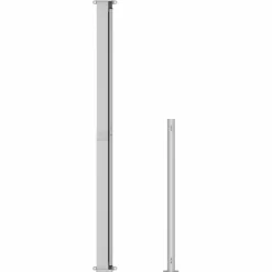 MAISON EXCLUSIVE - Auvent latéral rétractable de patio 220x300 cm rouge