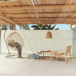 MAISON EXCLUSIVE - Auvent latéral rétractable de patio 180x600 cm crème