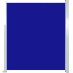 MAISON EXCLUSIVE - Auvent latéral rétractable de patio 160x500 cm bleu