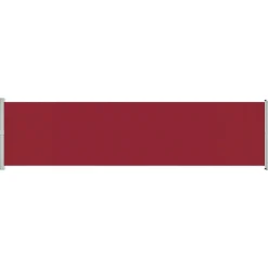 MAISON EXCLUSIVE - Auvent latéral rétractable de patio 600x160 cm rouge
