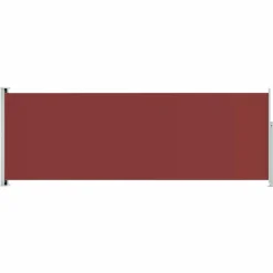 MAISON EXCLUSIVE - Auvent latéral rétractable de patio 220x600 cm rouge