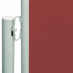 MAISON EXCLUSIVE - Auvent latéral rétractable de patio 220x600 cm rouge