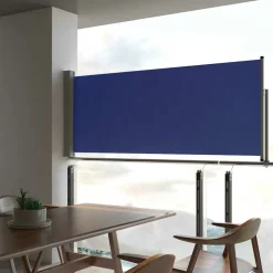 MAISON EXCLUSIVE - Auvent latéral rétractable de patio 100x300 cm bleu