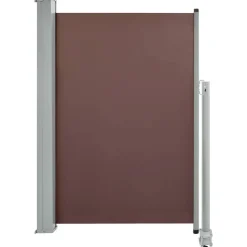 MAISON EXCLUSIVE - Auvent latéral rétractable de patio 120x300 cm marron