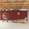 MAISON EXCLUSIVE - Auvent latéral rétractable de patio 200x600 cm rouge