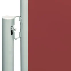 MAISON EXCLUSIVE - Auvent latéral rétractable de patio 200x600 cm rouge