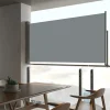 MAISON EXCLUSIVE - Auvent latéral rétractable de patio 80x300 cm gris