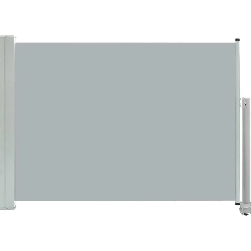 MAISON EXCLUSIVE - Auvent latéral rétractable de patio 80x300 cm gris