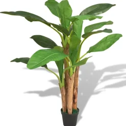 MAISON EXCLUSIVE - Bananier artificiel avec pot 175 cm vert