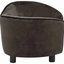 MAISON EXCLUSIVE - Canapé pour chien marron 69x49x40 cm peluche