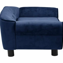 MAISON EXCLUSIVE - Canapé pour chien bleu 72x45x30 cm peluche