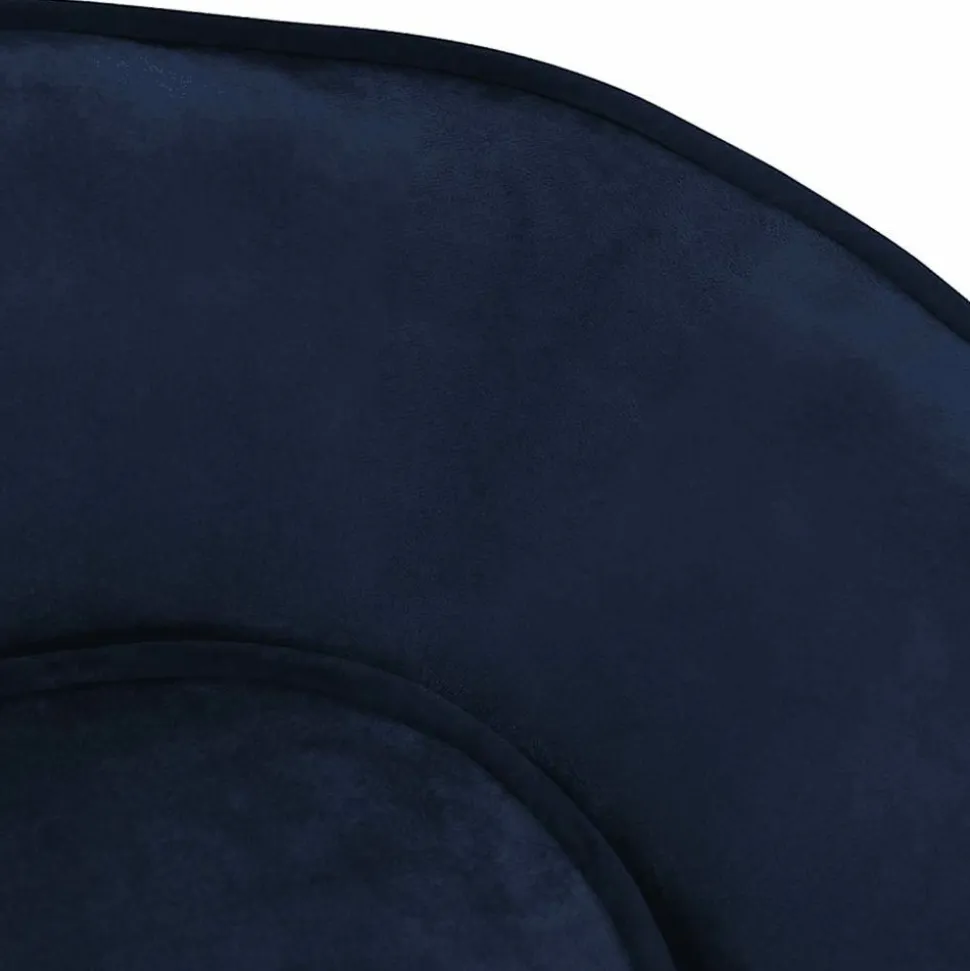 MAISON EXCLUSIVE - Canapé pour chien bleu 67x47x36 cm peluche