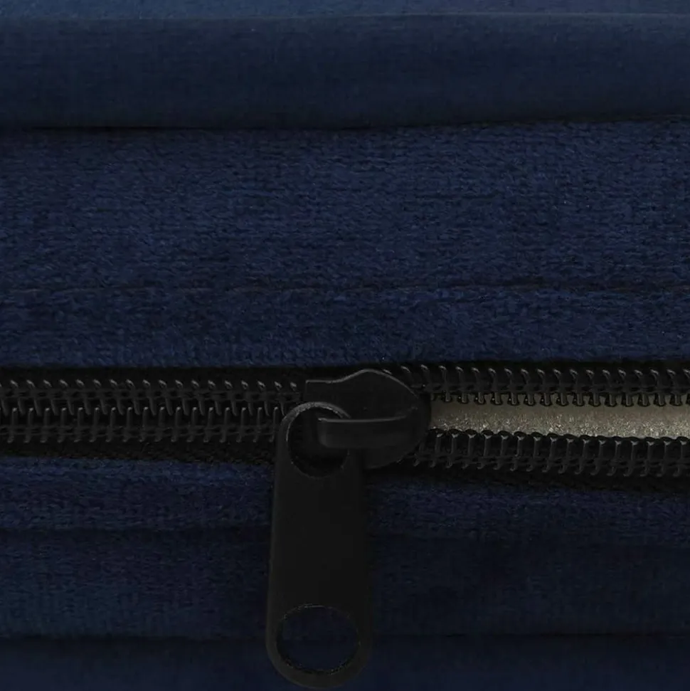 MAISON EXCLUSIVE - Canapé pour chien bleu 67x47x36 cm peluche