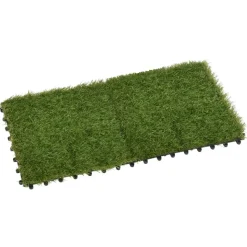 MAISON EXCLUSIVE - Carreaux de gazon artificiel 22 pcs vert 30x30 cm
