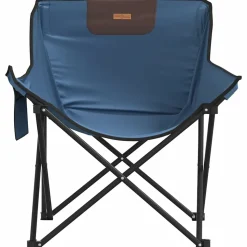 MAISON EXCLUSIVE - Chaise de camping avec poche pliable lot de 2 bleu
